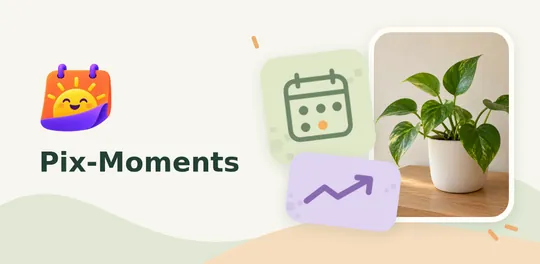 Pix-Moments countdown and day counter app with photo progress and widgets